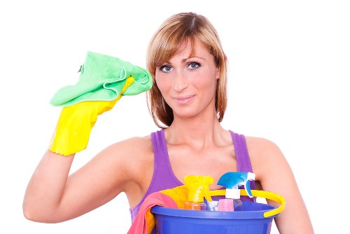 Fresh stain removal cleaning on fabric surface