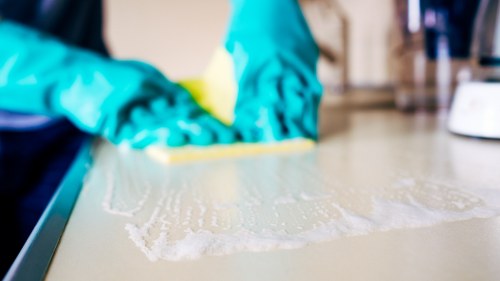 Fresh cleaned carpet in a modern home interior