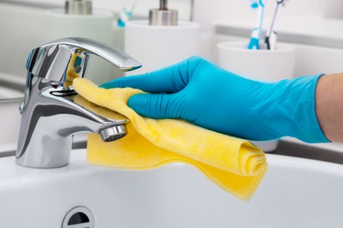 Different types of stains and cleaning products for stain removal